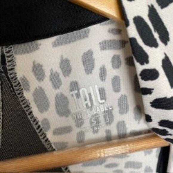 NWT Tail White Label Directional Geo Mini Mock Racerback Dress Small - Picture 3 of 7